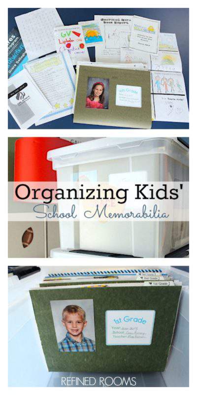 A Simple System for Organizing School Memorabilia