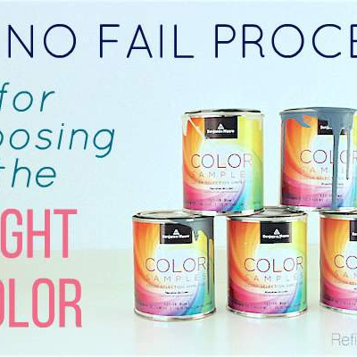 Choose the right paint color every time by using this process @ refinedroomsllc.com