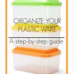 Organizing your kitchen? Use this step-by-step guide to organize your plastic ware via Refined Rooms