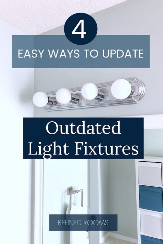Update Your Light Fixtures No, How To Update Vanity Lights