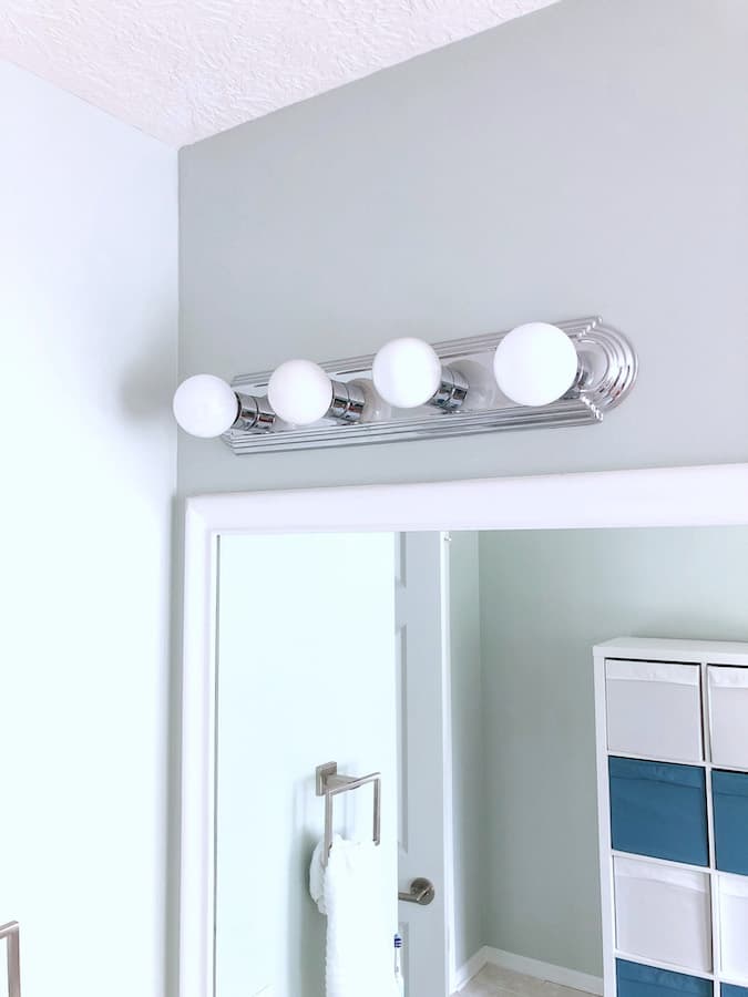 Update Your Light Fixtures No, Diy Replace Bathroom Light Fixture