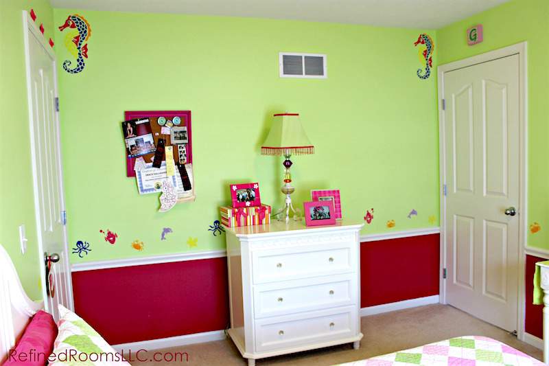 Bedroom makeover reveal before photo inadequate display space @ refinedroomsllc.com
