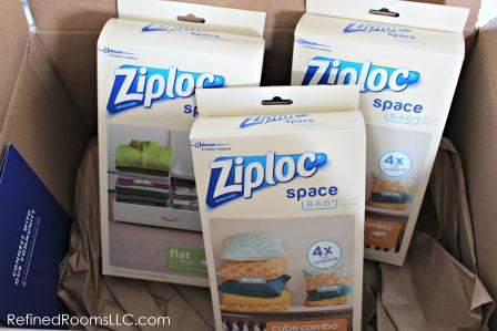 Spring Coat Closet Declutter - Ziploc Space Bags