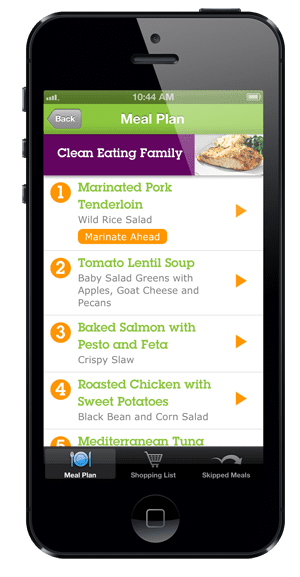 Emeals Meal Planning app