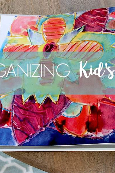 Looking for tips on how to organize kids' art? Check out this post at Refined Rooms