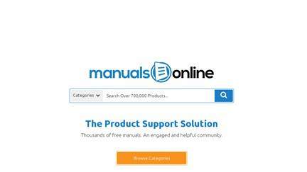 Organizing Product Manuals by using Manuals Online to locate digital versions