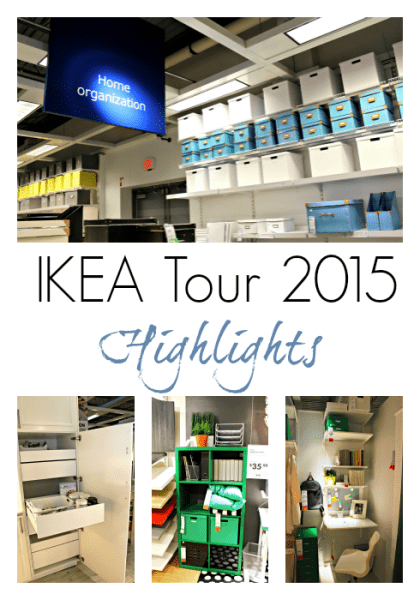 collage of Ikea products - text "Ikea Tour 2015 Highlights".