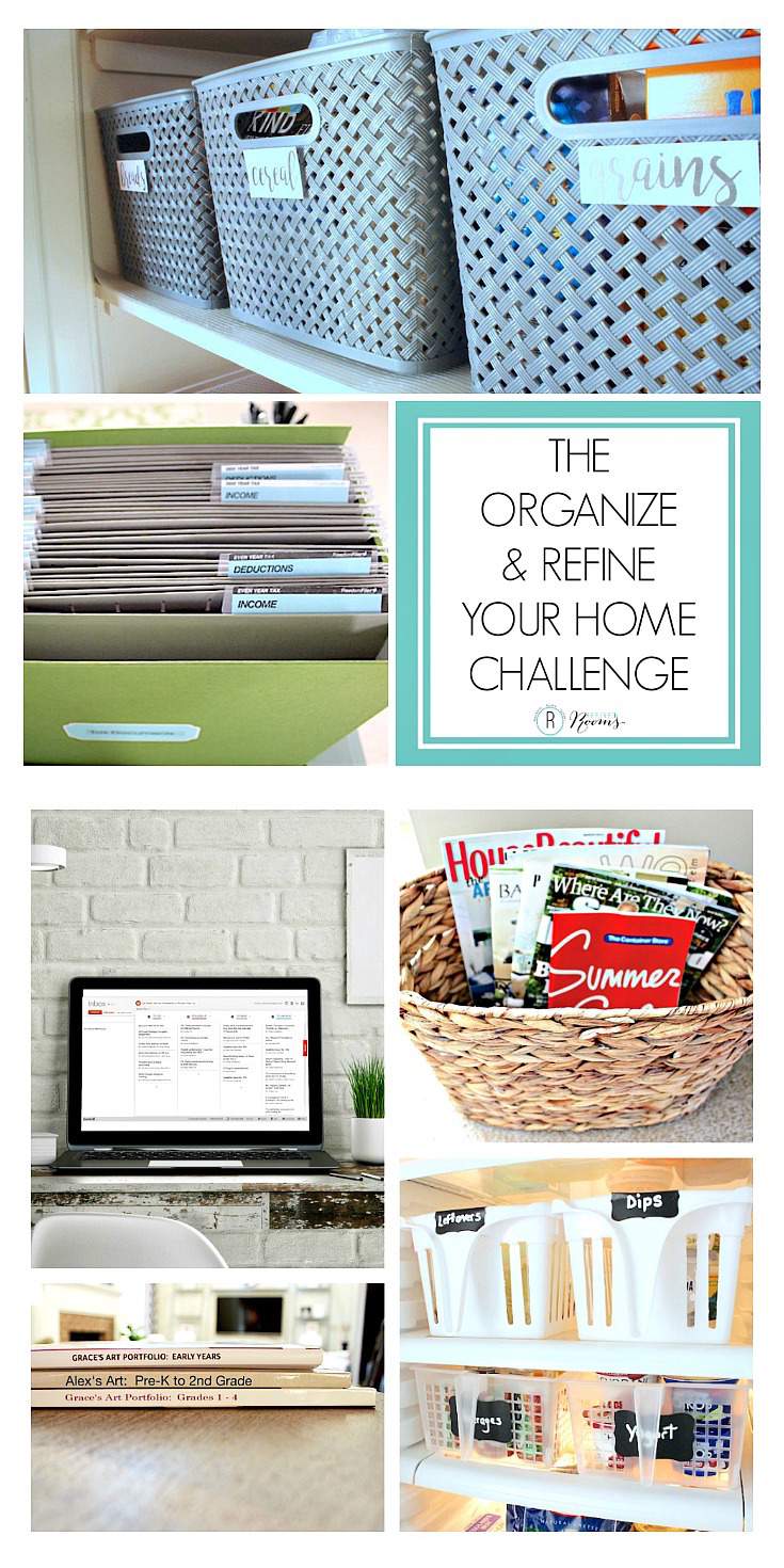The Organize and Refine Your Home Challenge is HERE!