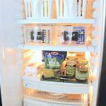 organizing products used to organize food in refrigerator.