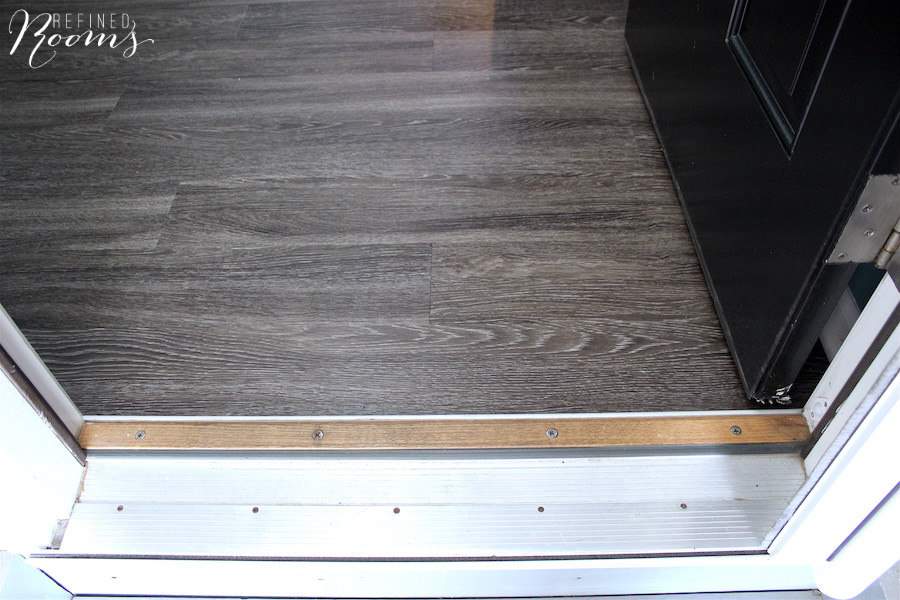Luxury Vinyl Tile Flooring, Vinyl Plank Flooring Door Threshold