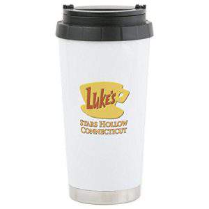 Gilmore Girls Luke's Diner travel mug.