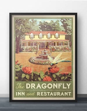 Gilmore Girls Dragonfly Inn poster.