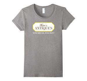 Gilmore Girls Kim's Antiques" tee shirt.