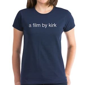 Gilmore Girls "A Film by Kirk" tee shirt.