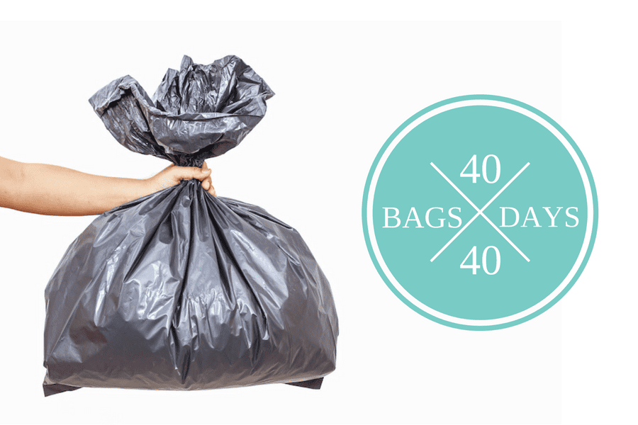 Need to kickstart your decluttering? Take the 40 Bags in 40 Days Declutter Challenge!
