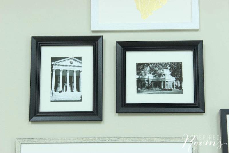 photos of University of Virginia and Monticello.