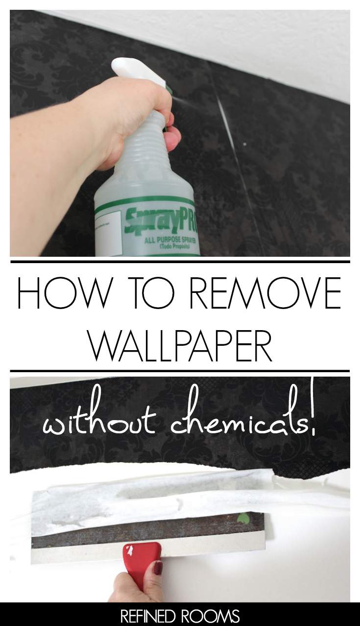 How to Remove Vinyl Wallpaper One Room Challenge Week 2