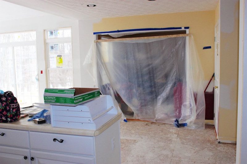 Take steps to minimize construction dust - one of 6 home renovation survival tips from Refined Rooms