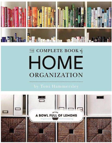 the complete book of home organization book cover.